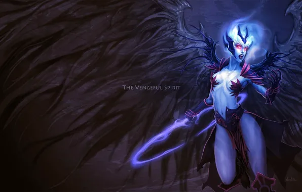 Wallpaper, Dota2, Vengeful Spirit