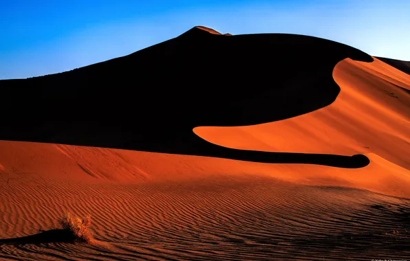Песок, пейзаж, пустыня, дюны