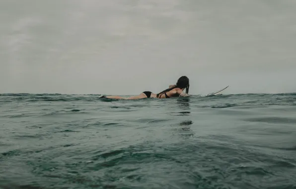 Surfing, Woman, Knysna