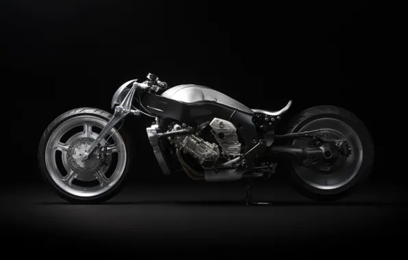Концепт, мотоцикл, тёмный фон, BMW k1600 custom