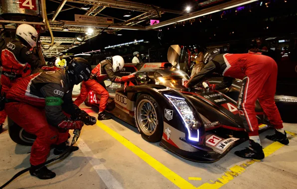 Audi, le mans, pit stop, Ultra
