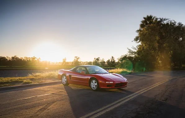 Картинка sun, Acura, NSX, Acura NSX, sports car