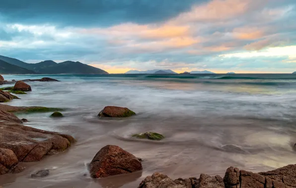 Картинка Зима, Пляж, Бразилия, Winter, Beach, Санта-Катарина, Santa Catarina Brazil