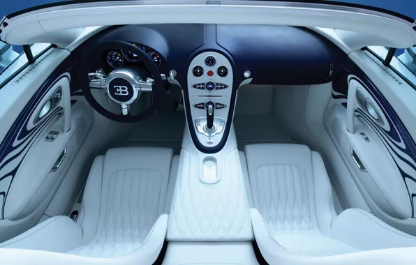 Руль, Bugatti, салон, veyronn