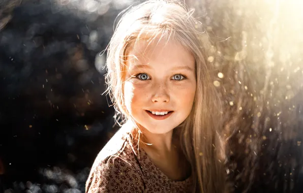 Картинка радость, девочка, веснушки, Piltnik