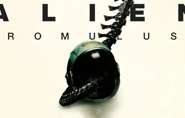 Фон, фантастика, шлем, постер, ужасы, Alien: Romulus, Чужой: Ромул