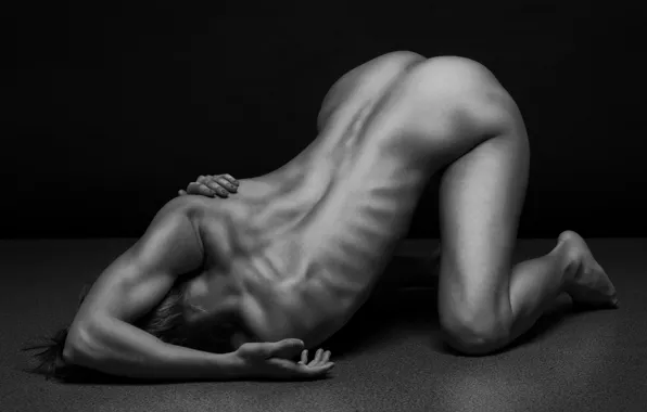 Девушка, поза, тело, изгибы, Anton Belovodchenko, bodyscape-2
