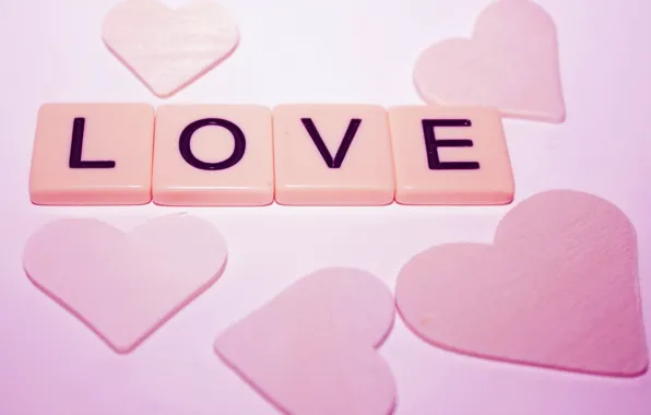 Любовь, сердца, LOVE