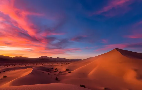 Картинка песок, небо, природа, пустыня, дюны