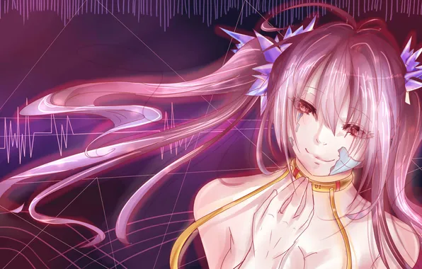 Девушка, улыбка, аниме, арт, vocaloid, hatsune miku