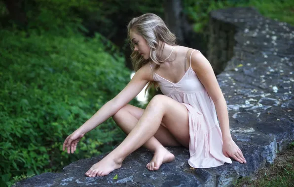 Картинка девушка, поза, фон