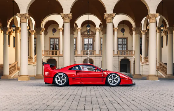 Ferrari, суперкар, supercar, 1992, единственный экземпляр, the only instance, by Michelotto, Ferrari F40 LM GTC