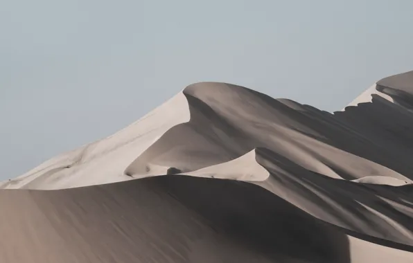 Картинка песок, горы, пустыня, windows 10