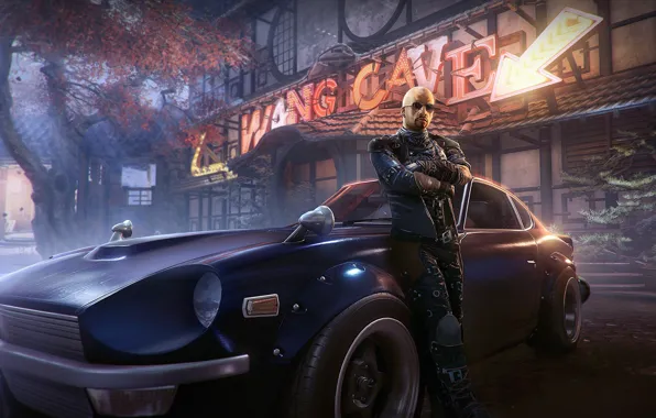 Car, man, bald, Shadow Warrior, Shadow Warrior 2