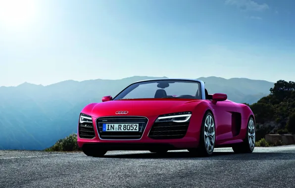 Ауди, audi r8 spider 2013