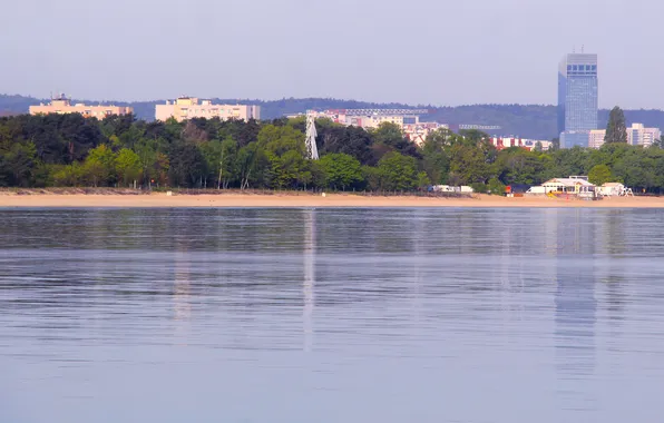 Water, lake, island