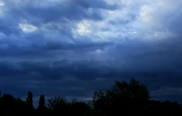 Dark, storm, sky, cloud