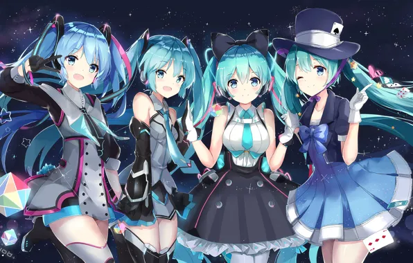 Картинка hatsune miku, anime, k.syo.e+