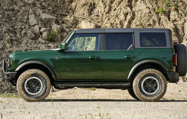 Форд, внедорожник, SUV, экстерьер, вид с боку, exterior, Ford Bronco, Ford Bronco Outer Banks