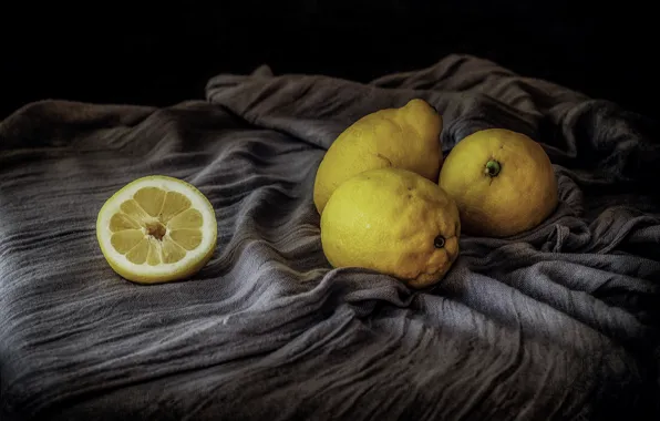 Картинка натюрморт, лимоны, Limones