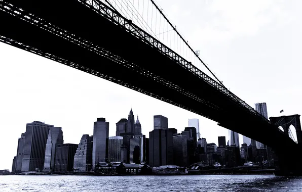 Картинка город, небоскребы, USA, америка, сша, New York City, нью йорк