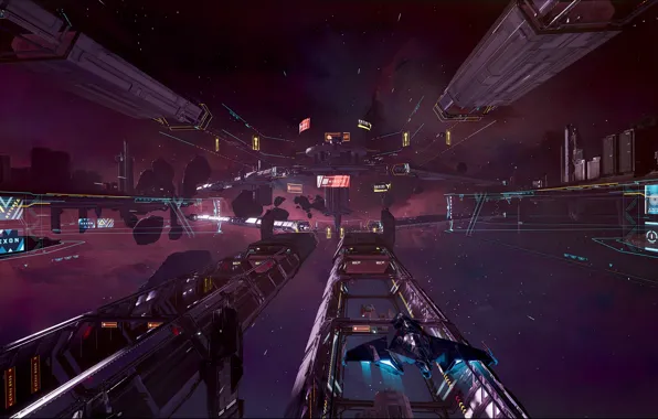 Space, game, space station, chorus