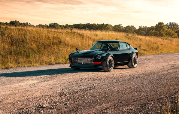 Дорога, дизайн, стиль, спортивная, Nissan, Автомобиль, Datsun, 240z 6