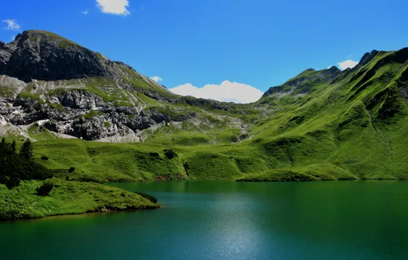 Картинка озеро, Германия, Schrecksee