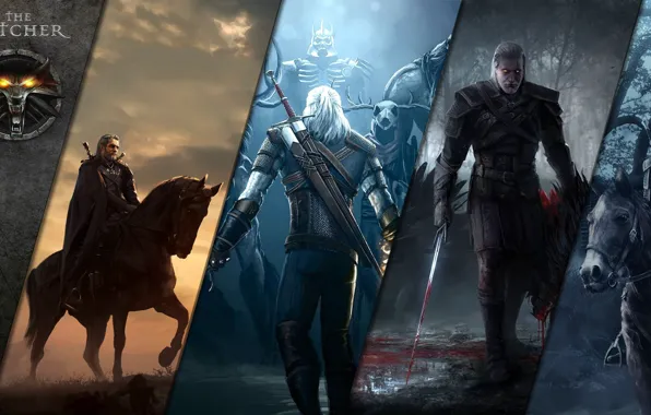 Коллаж, Geralt of Rivia, Ведьмак 3: Дикая Охота