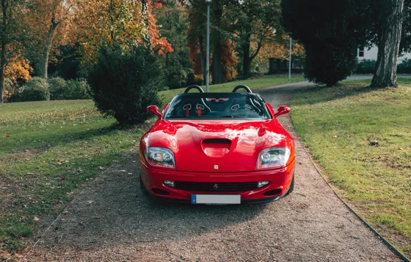 Ferrari, front, 550, Ferrari 550 Barchetta Pininfarina