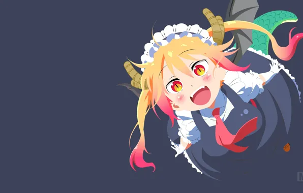 Дракон, девочка, Kobayashi San Chi no Maid Dragon
