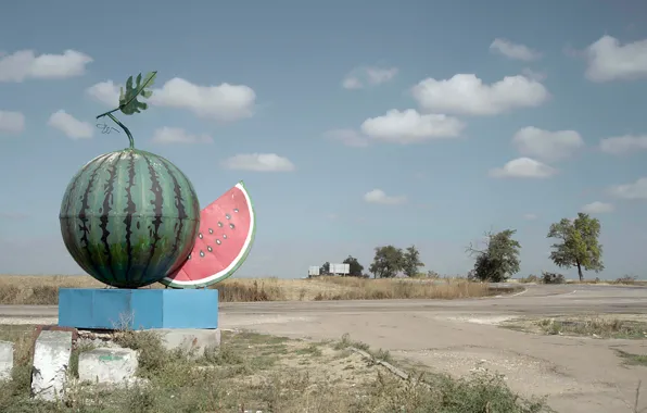 Картинка Арбуз, Вулкан, Дороги, Украина, 2018, Ukraine, Watermelon, Vulkan