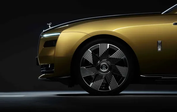 Фары, колесо, Rolls-Royce, диск, люкс, электромобиль, 2023, Rolls-Royce Motor Cars