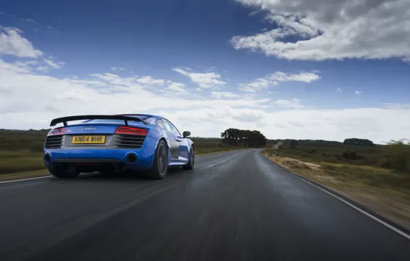 Картинка car, Audi, road, sky, speed, R8, Audi R8 LMX