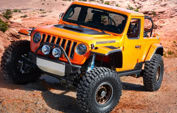 Concept, 2018, Wrangler, Jeep, Sandstorm