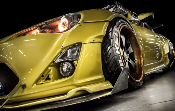 Машина, фон, Subaru BRZ
