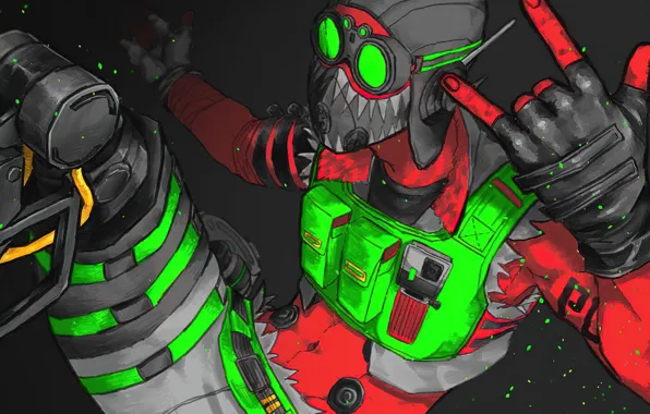 Octane, Apex Legends, apex art, Октейн