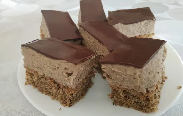 Cake, chocolate, creme