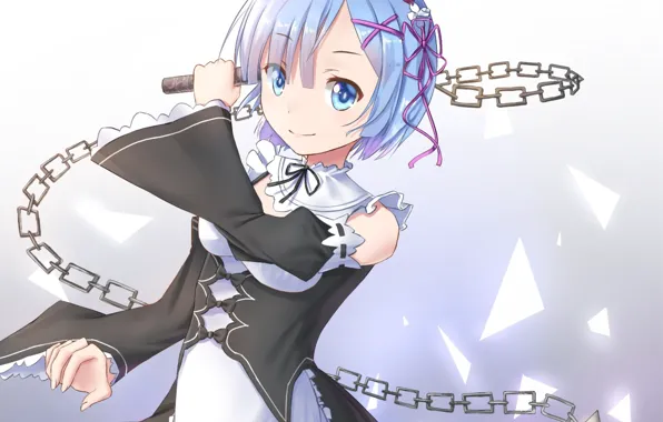 Девушка, оружие, С нуля, Рем, Re: Zero Kara Hajimeru Isekai Seikatsu