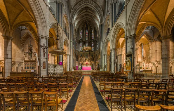 London, Interior, UK, Diliff, Spanish Place, St James's Church