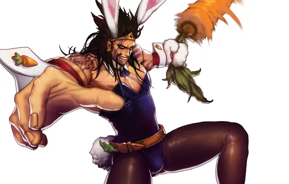 Fan art, League of legends, LoL, skin, battle bunny draven
