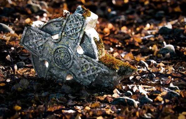 Картинка крест, macro, rendering, celtic cross, wojciech piwowarczyk