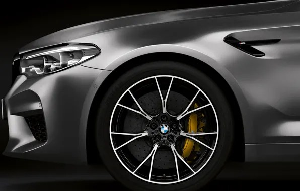 Картинка колесо, BMW, 2018, передняя часть, M5, V8, F90, M5 Competition