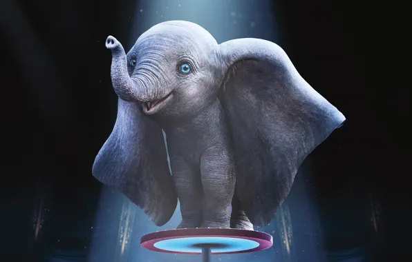 Картинка фильм, цирк, Слон, Movie, Dumbo, Дамбо, film 2019