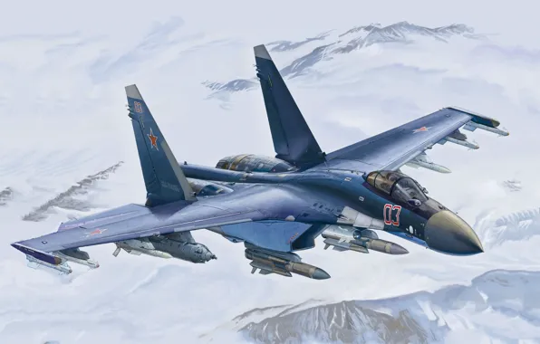 Россия, Су-35С, ВКС России, Боевой самолёт