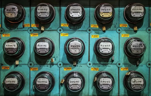Фон, приборы, electricity meter