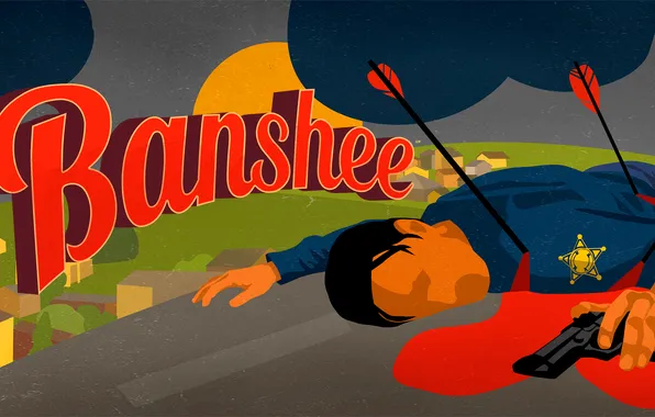 Сериал, постер, Банши, Banshee