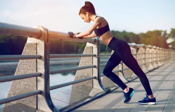 Girl, sports, sneakers, sweetheart, sportswear, warm-up