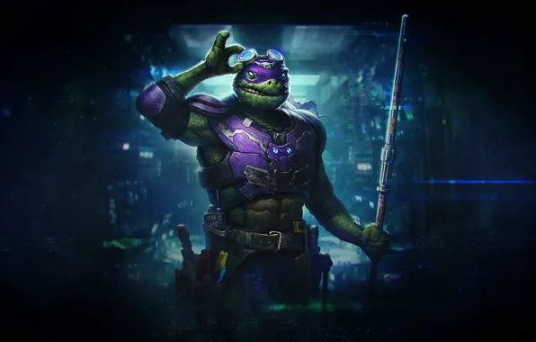 Стиль, Фон, Fantasy, Черепашки-ниндзя, Art, Style, Фантастика, TMNT