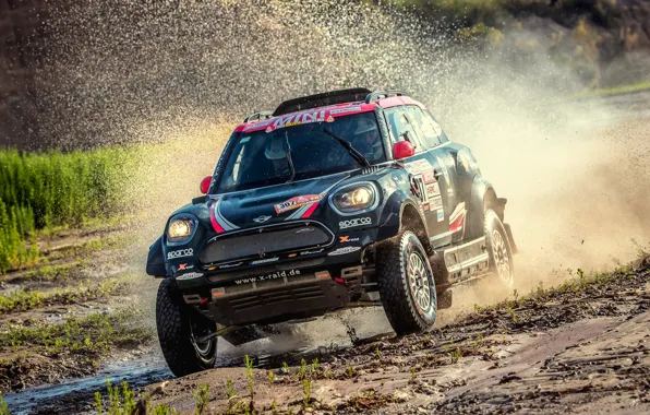 Авто, Mini, Спорт, Машина, Гонка, Брызги, 307, Rally
